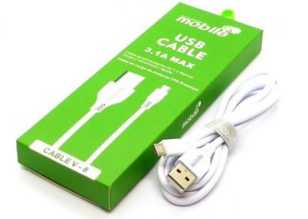 Cable Tipo V8 Mobile 3.1 Amp